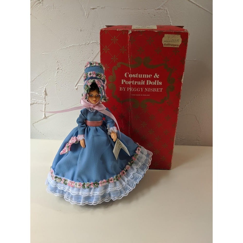 VTG PEGGY NISBET Costume & Portrait Dolls Hand Made in England W/Box